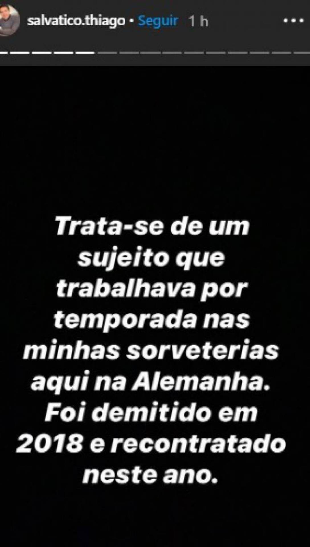 Post de Thiago Salvático