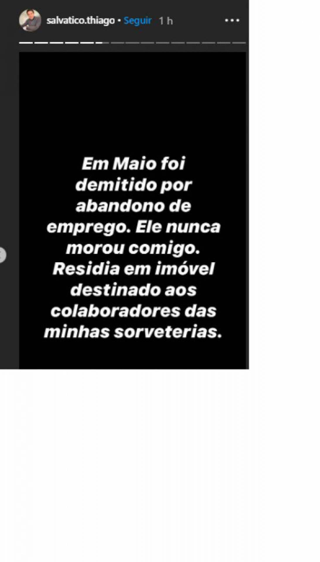 Post de Thiago Salvático