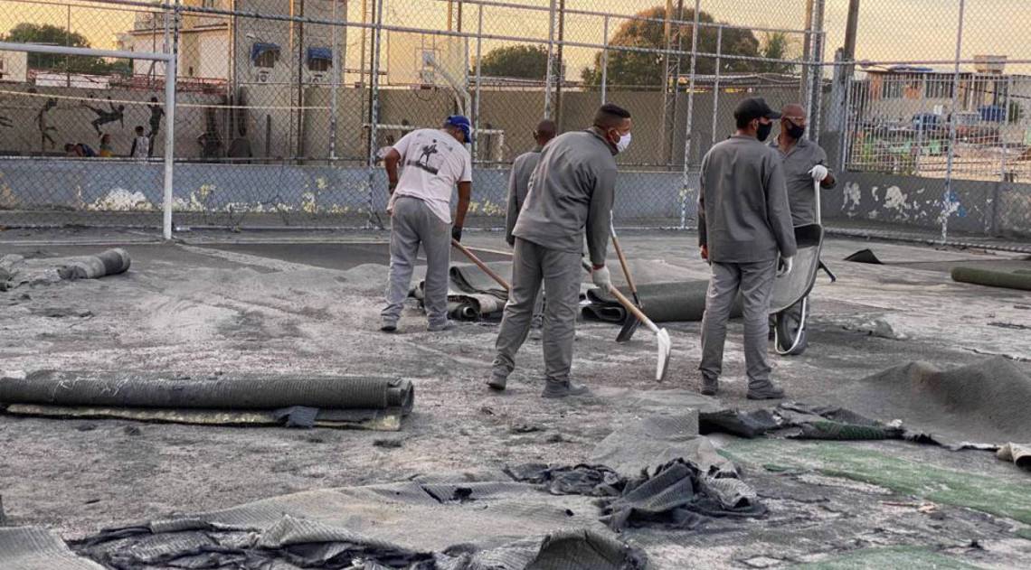 Campo do Arnão está passando por reformas em Duque de Caxias - Divulgação