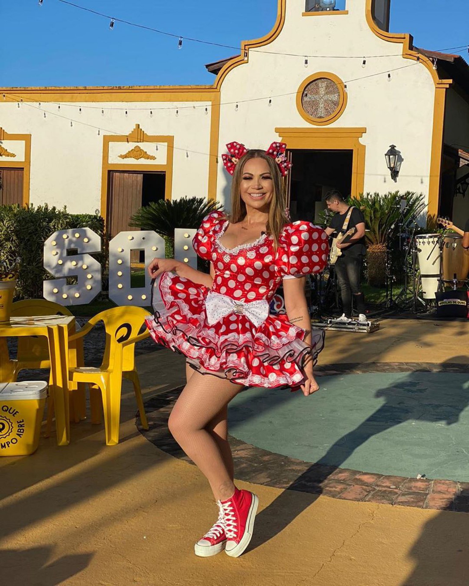 Solange Almeida faz live - Reprodução de internet