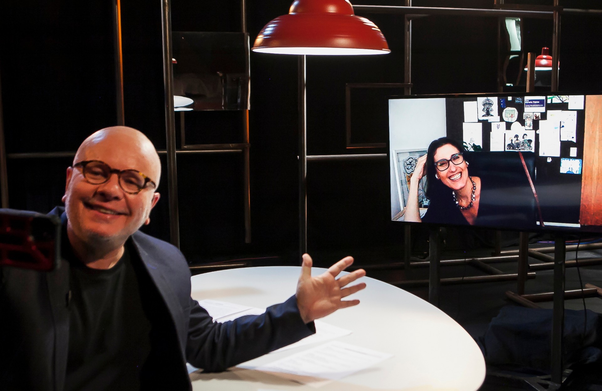 Marcelo Tas entrevista Paola Carosella no #Provoca - Divulgação