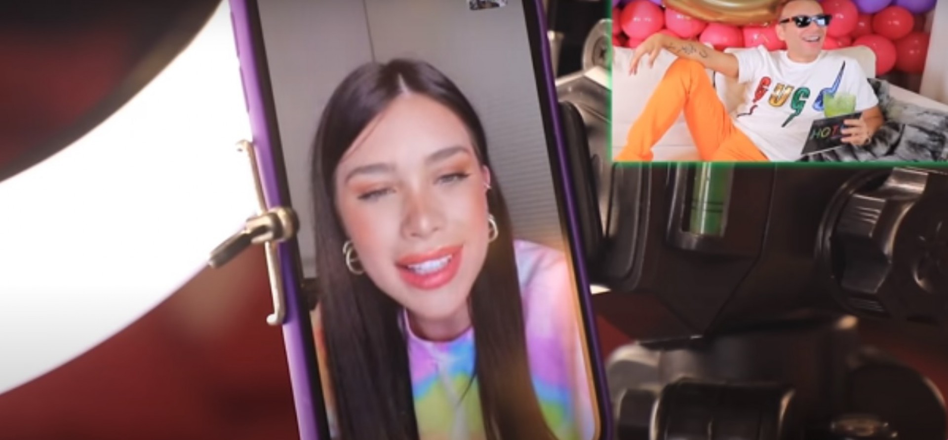 Flávia Pavanelli e Matheus Mazzafera - Reprodução