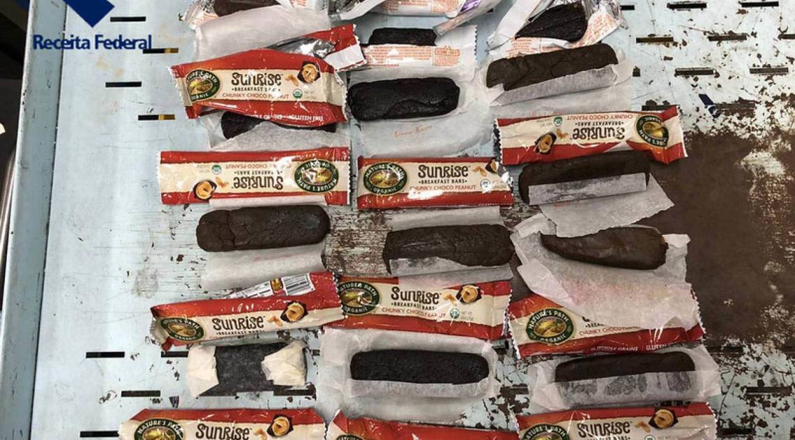 Apreensão de haxixe no Galeão - Divulgação / Receita Federal