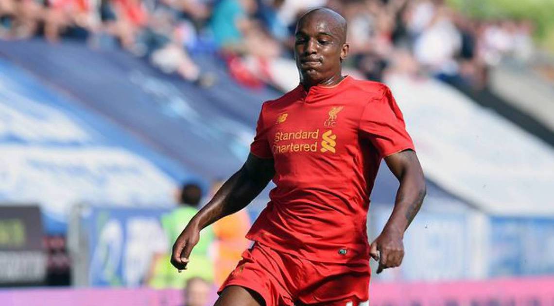 O zagueiro Andre Wisdom, ex-Liverpool e atualmente no Derby County
 - Divulgação