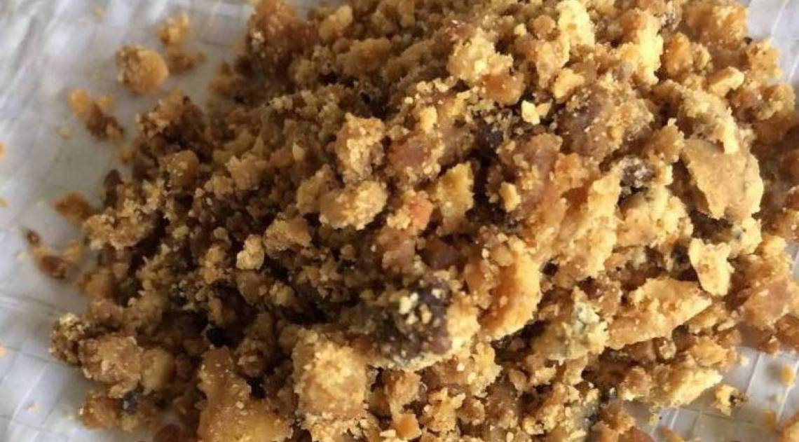 Massa composta por resíduos de panificação