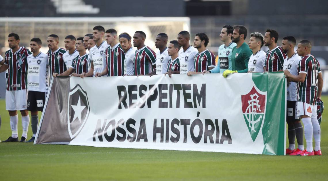 Botafogo e Fluminense - Gilvan de Souza / Agencia O Dia