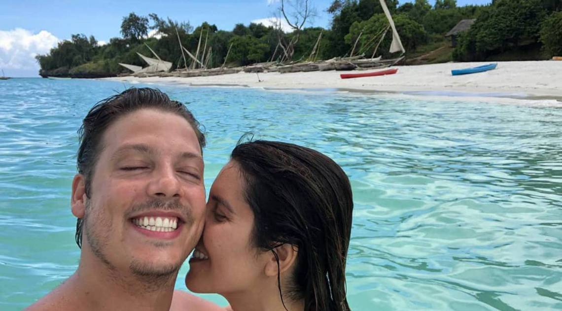 F&aacute;bio Porchat e a mulher, Nataly Mega