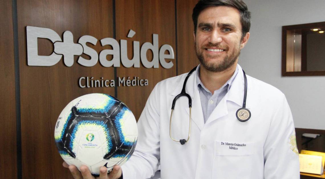 Marcio Guerreiro, ex-volante do Flamengo, trocou os gramados pelos hospitais