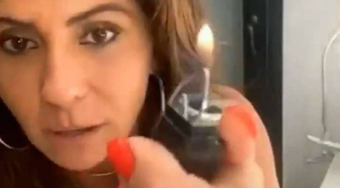 Giovanna Antonelli ensina a 'queimar' coronavírus - Reprodução Internet