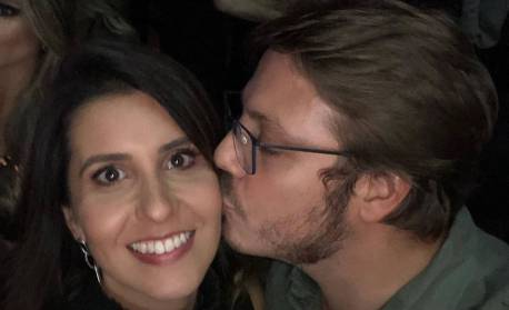 Fabio Porchat se declara no aniversário de Nataly Mega: 'Estamos virando uma pessoa só'
