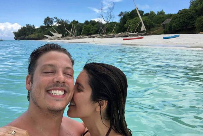 Fábio Porchat e a mulher, Nataly Mega - Reprodução Internet