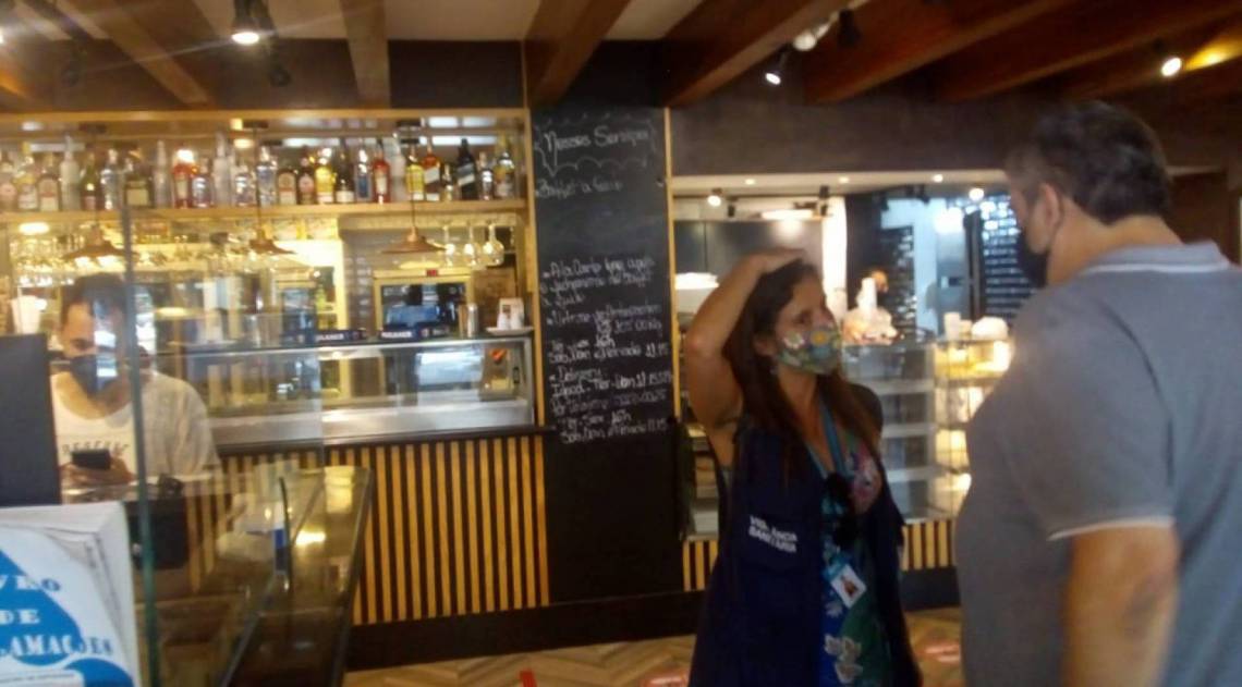 Prefeitura já realizou 288 inspeções a estabelecimentos que voltaram a funcionar - Vigilância Sanitária/ Prefeitura do Rio