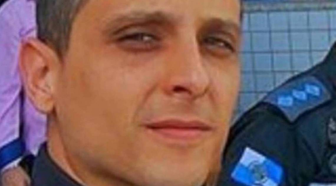 O Capitão Léo se apresentou na sede da DHC, na Barra da Tijuca - reprodução