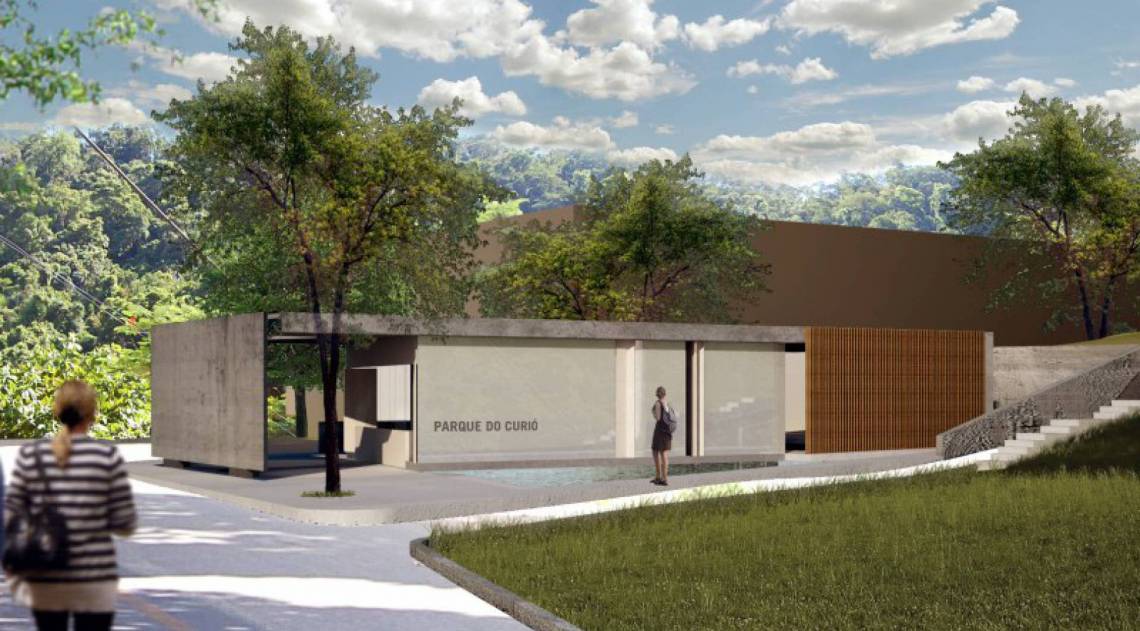 Projeto da Central de Fiscalização do Parque Natural Municipal do Curió, em Paracambi
