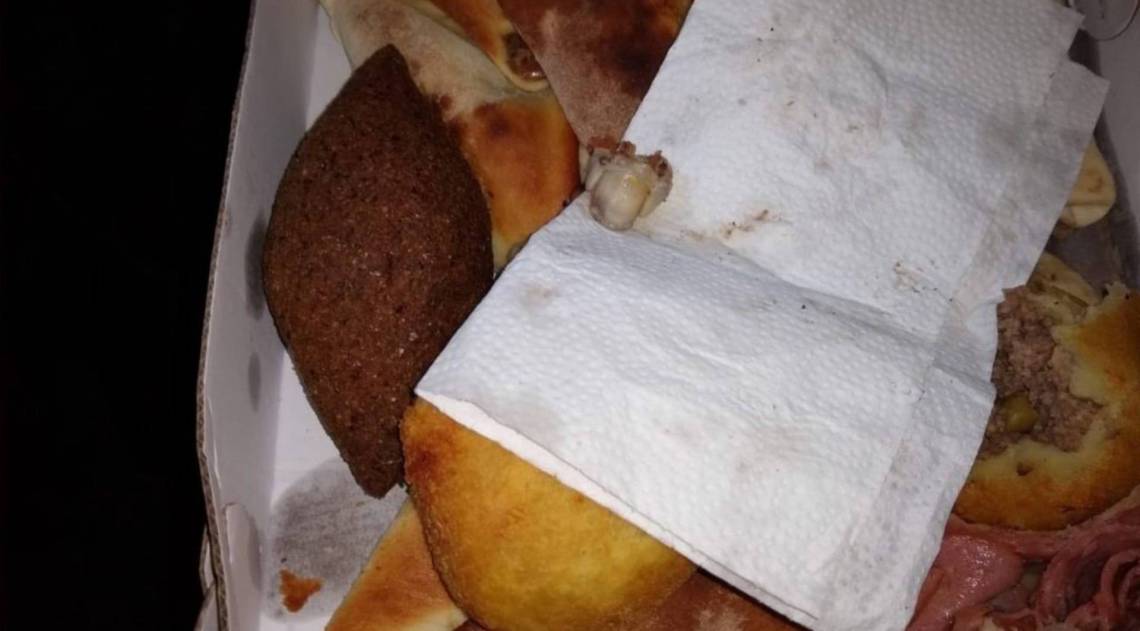 Dedo foi encontrado dentro de esfiha