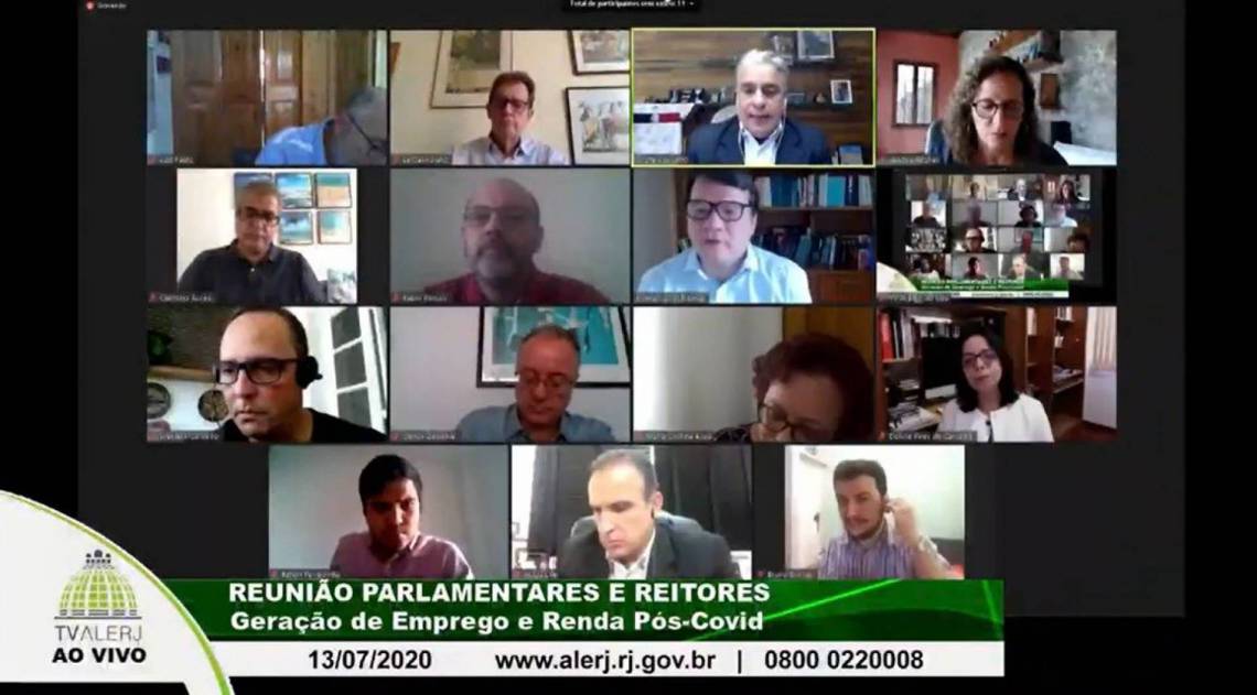 Fórum para discutir o desenvolvimento do Estado do Rio - Reprodução/TV Alerj