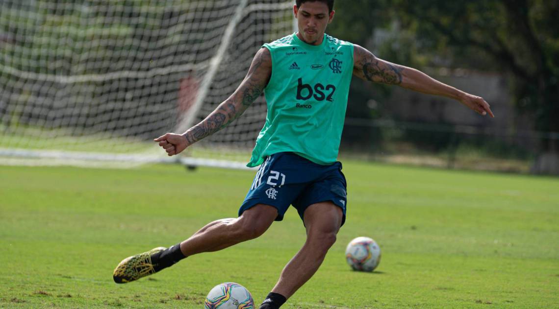 Treino Pedro Flamengo