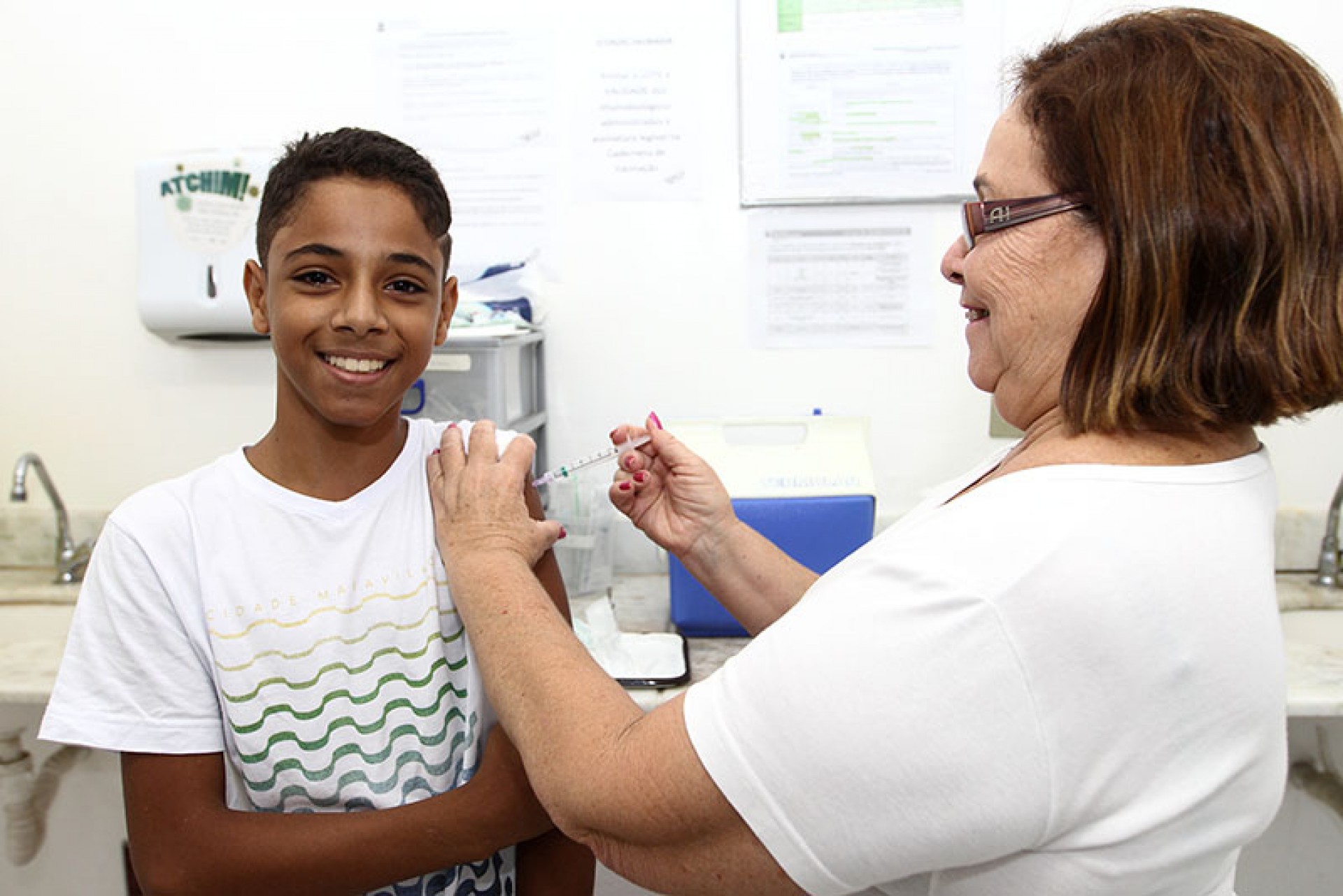 A vacina protege contra meningite e infecções generalizadas, causadas pela bactéria meningococo dos tipos A, C, W e Y - Bruno Campos/Secom PMM