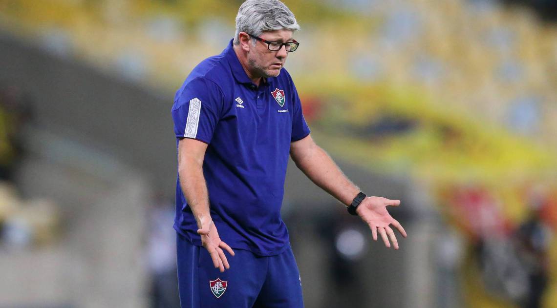 Rio - 15/07/2020 - FINAL CAMPEONATO CARIOCA -   Flamengo X Fluminense no Maracana. tecnico do Fluminense Odair. Foto: Daniel Castelo Branco /  Agencia O Dia - Daniel Castelo Branco