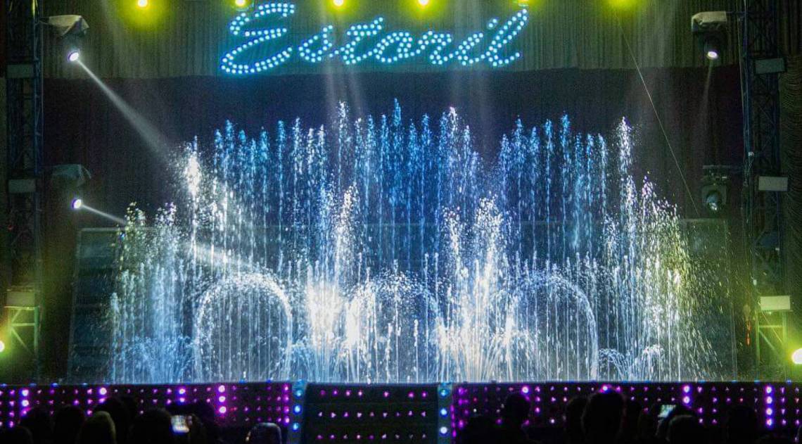 A Dança das Águas também faz parte do espetáculo