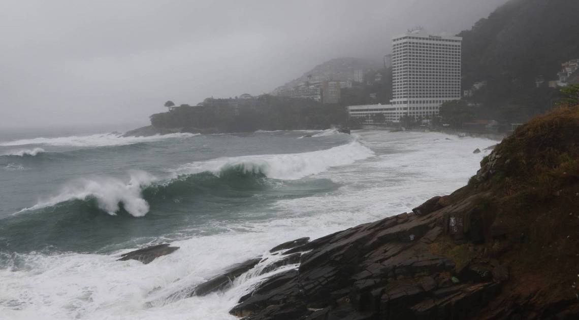 Mau tempo no Rio nesta quarta-feira