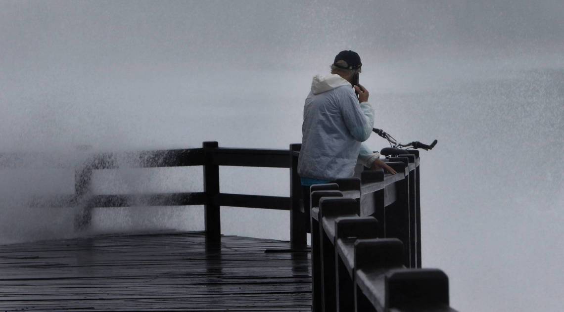 Mau tempo no Rio nesta quarta-feira