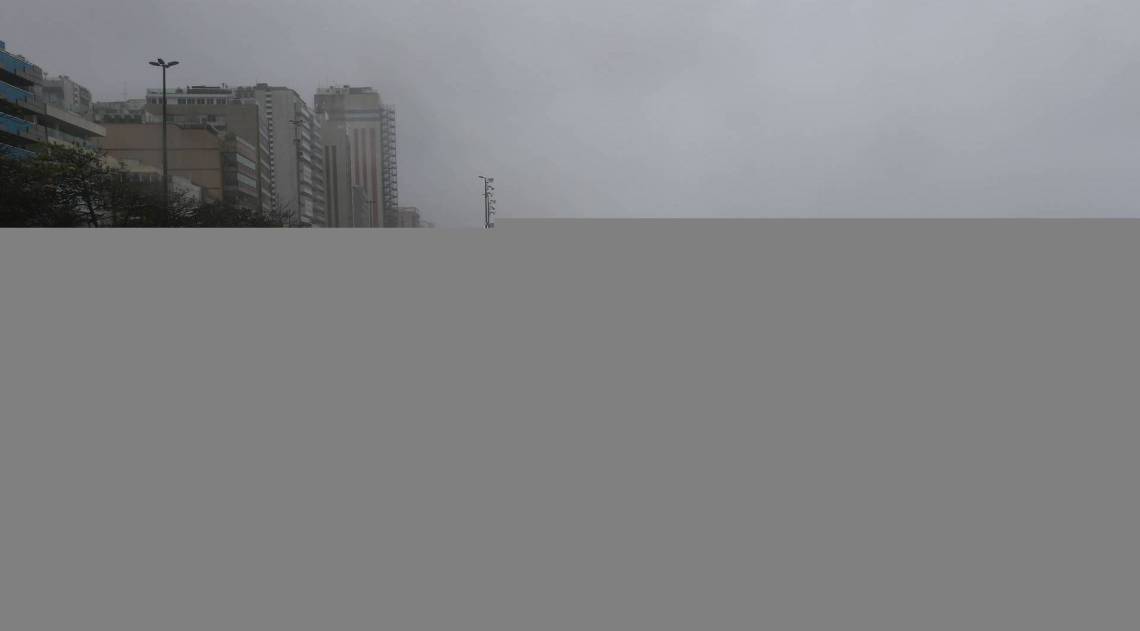 Mau tempo no Rio nesta quarta-feira