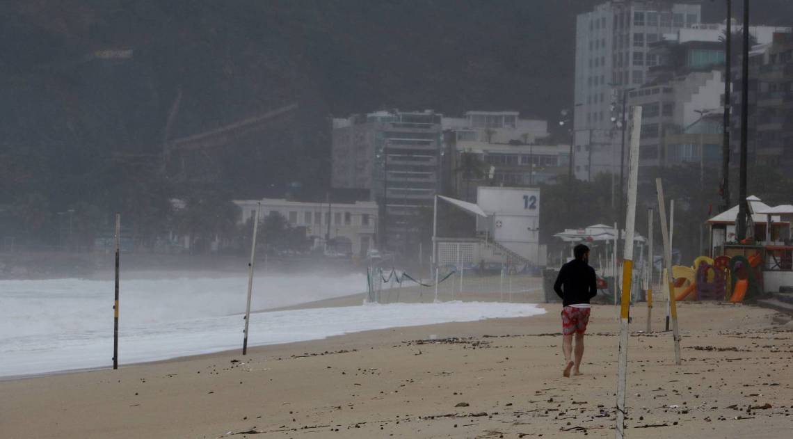 Mau tempo no Rio nesta quarta-feira