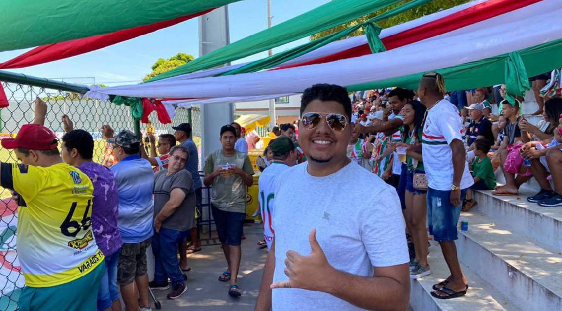 Tylty registrou sua ida ao jogo entre Operário e Luverdense, no Mato Grosso