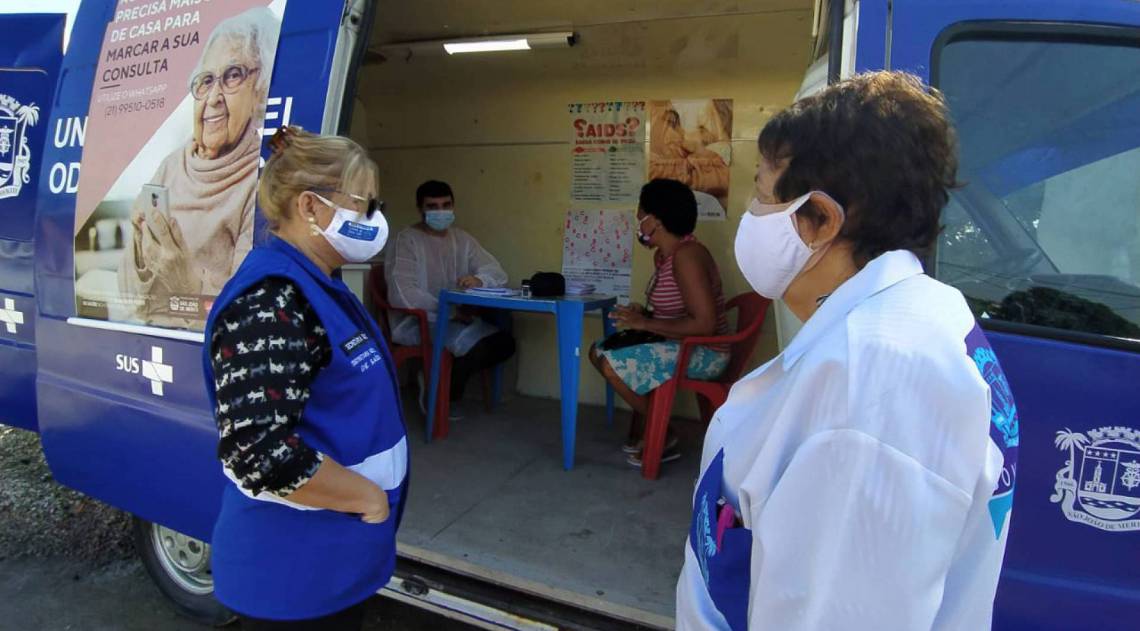 Ônibus ginecológico chega a comunidade do Dique no Jardim Paraíso - Divulgação PMSJM