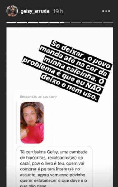 Post da Geisy Arruda