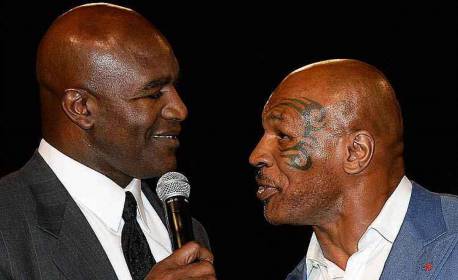 Evander Holyfield desafia Mike Tyson para terceira luta