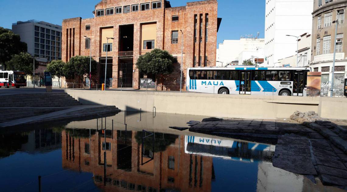 Rio de Janeiro - RJ - 22/07/2020 - COVID 19 - Coronavirus no Rio - Alagamento do Cais do Valongo na regiao central do Rio - Foto Gilvan de Souza / Agencia O Dia