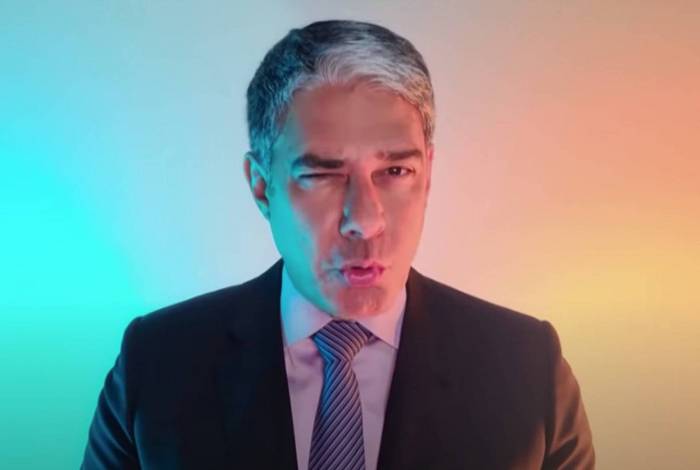 William Bonner em vídeo institucional da Globo