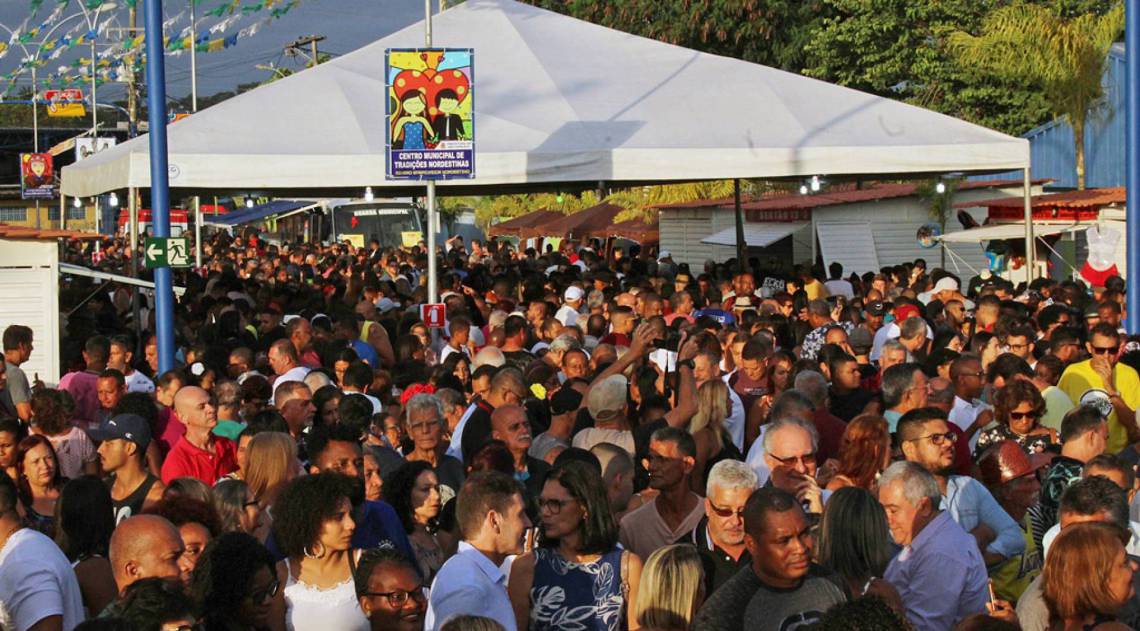 Feira de tradições nordestinas de São Gonçalo reabre neste sábado. Foto feita antes do fechamento devido à pandemia