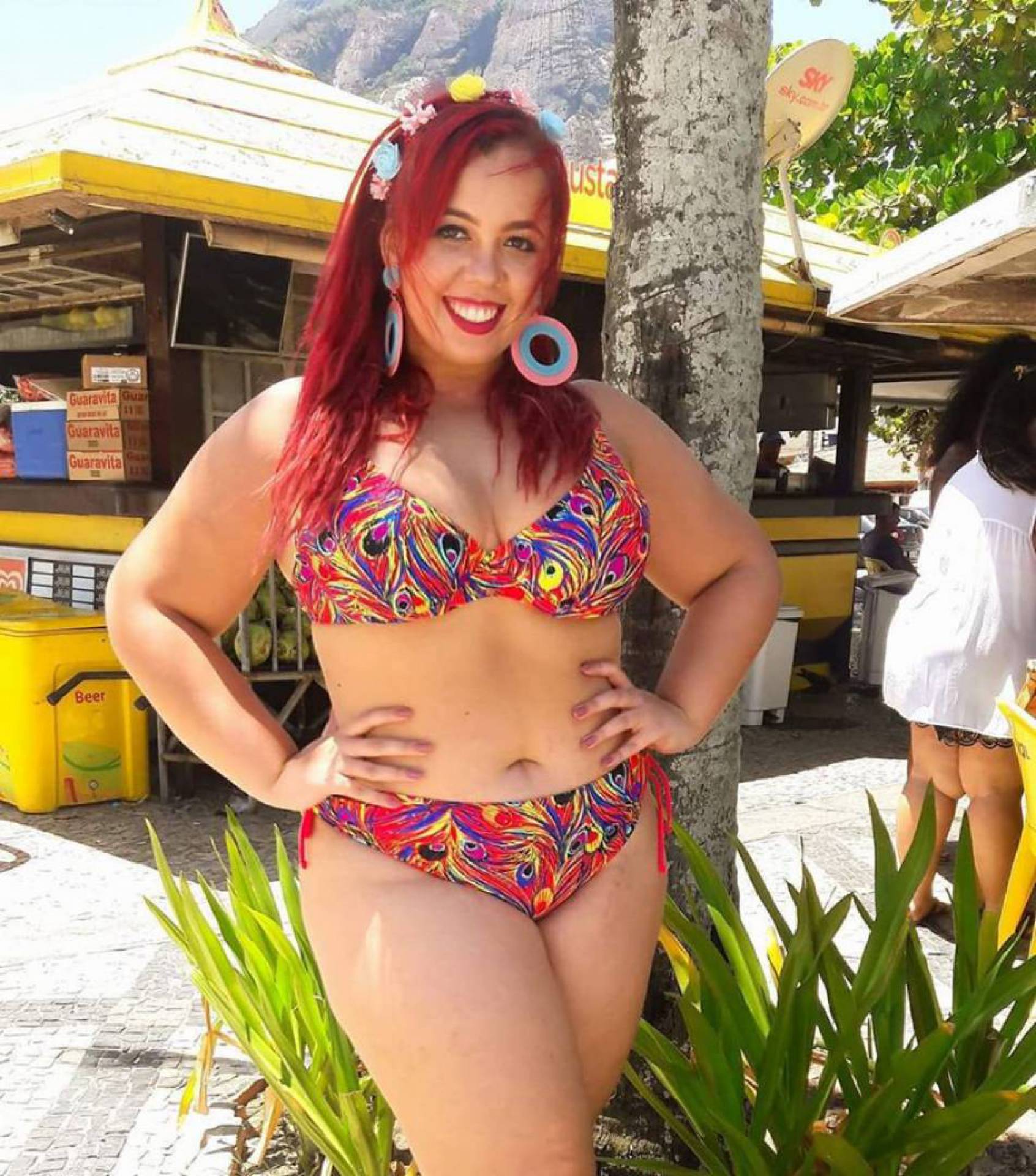 A bailarina Thainá Morango