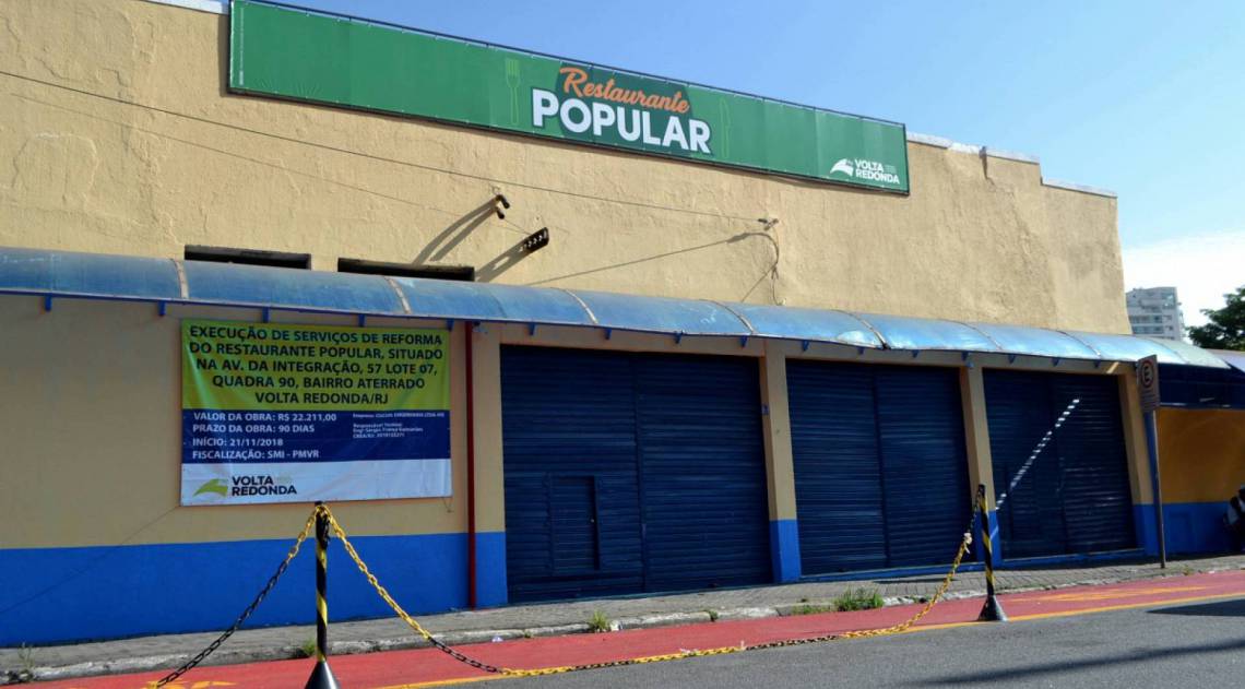 Prefeitura de Volta Redonda informa que o Restaurante Popular foi assaltado nesta segunda-feira, dia 27 - DivulgaÃÂ§ÃÂ£o/ Secom VR