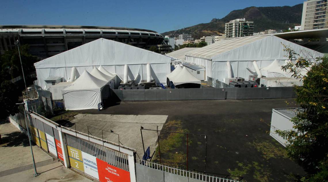 Hospital de campanha do Maracan&atilde; - Estefan Radovicz