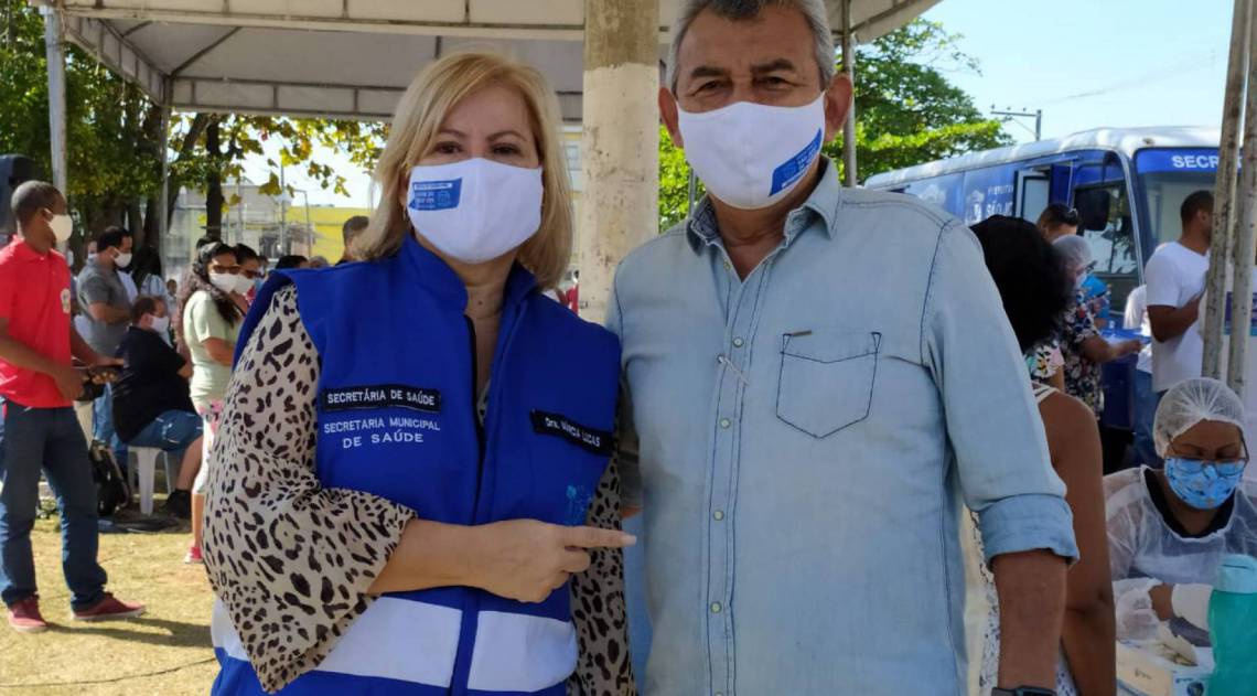 Dr. João Ferreira Neto, e a secretária de Saúde, Marcia Lucas presentes na sexta edição do evento