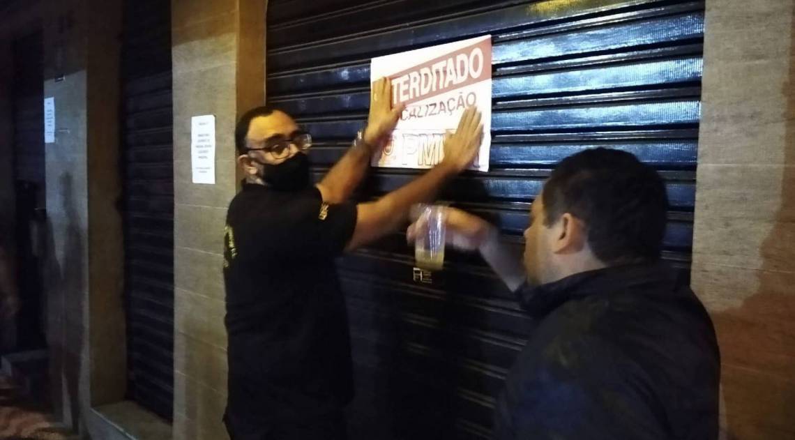 Força-tarefa autua e notifica bares no final de semana em Volta Redonda - Secom VR