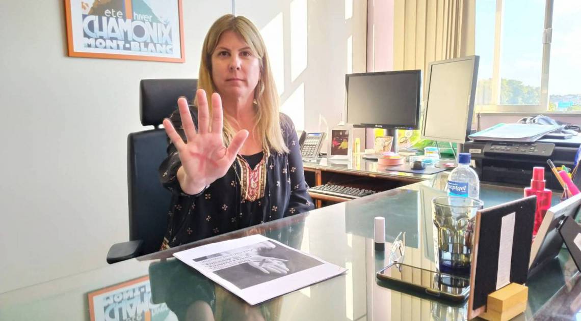 Juíza Renata Macedo, do Juizado de Violência Doméstica e Especial Criminal de São João de Meriti e responsável pela campanha na Baixada Fluminense