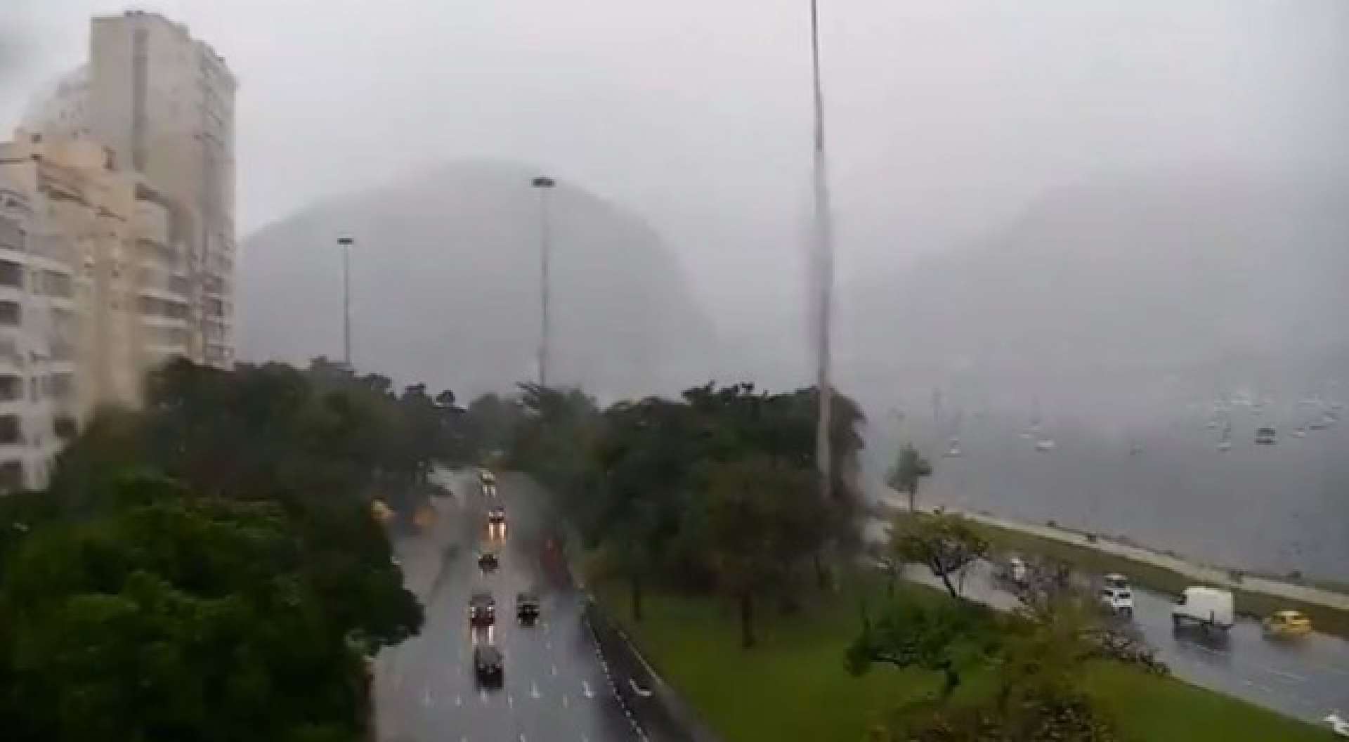 Orla do Flamengo, na Zona Sul 