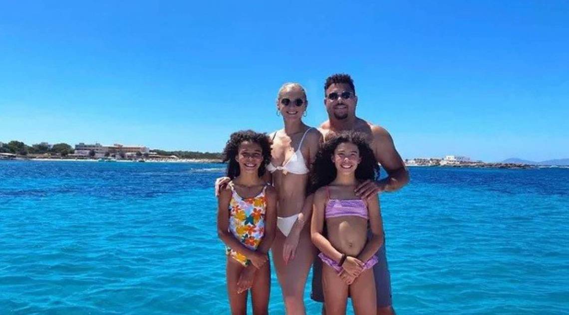 Celina Locks, Ronaldo, Maria Alice e Maria Sophia 