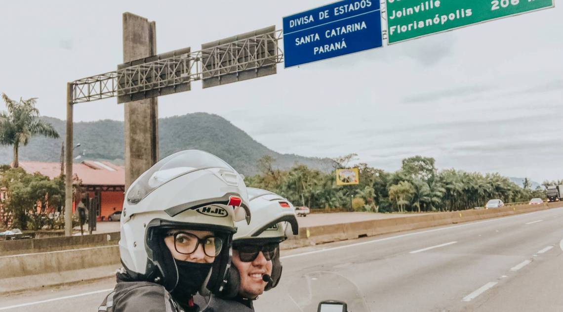 Na divisa entre Santa Catarina e Paran&aacute;