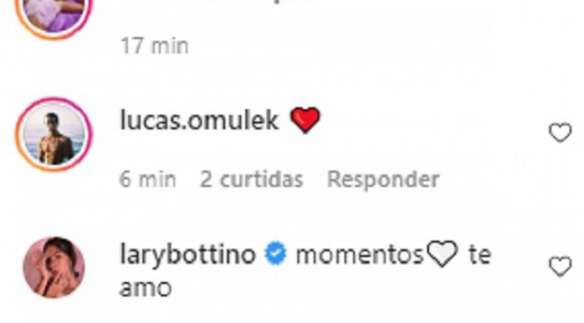 Lucas Omulek, que vem sendo apontado como affair da cantora, comenta cora&ccedil;&atilde;o na foto de Anitta