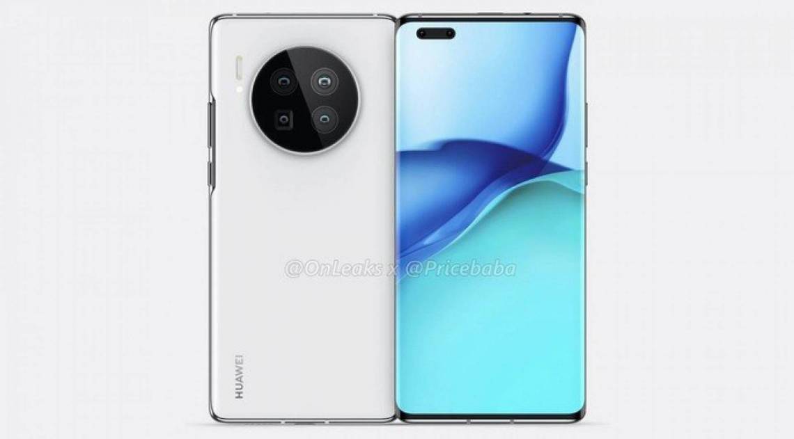 Renderização do Mate 40 Pro