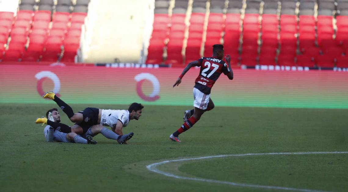 Rio de Janeiro - RJ - 09/08/2020 - Campeonato Brasileiro jogo valido pela primeira rodada entre Flamengo x Atletico MG, foto de Gilvan de Souza / Agencia O Dia