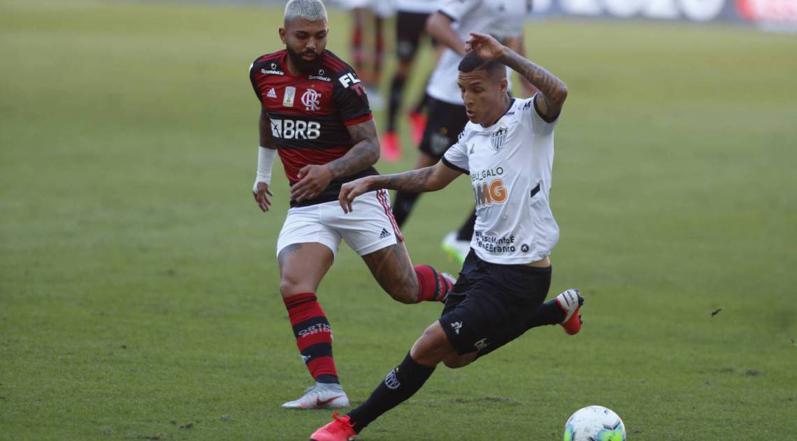 Rio de Janeiro - RJ - 09/08/2020 - Campeonato Brasileiro jogo valido pela primeira rodada entre Flamengo x Atletico MG, foto de Gilvan de Souza / Agencia O Dia