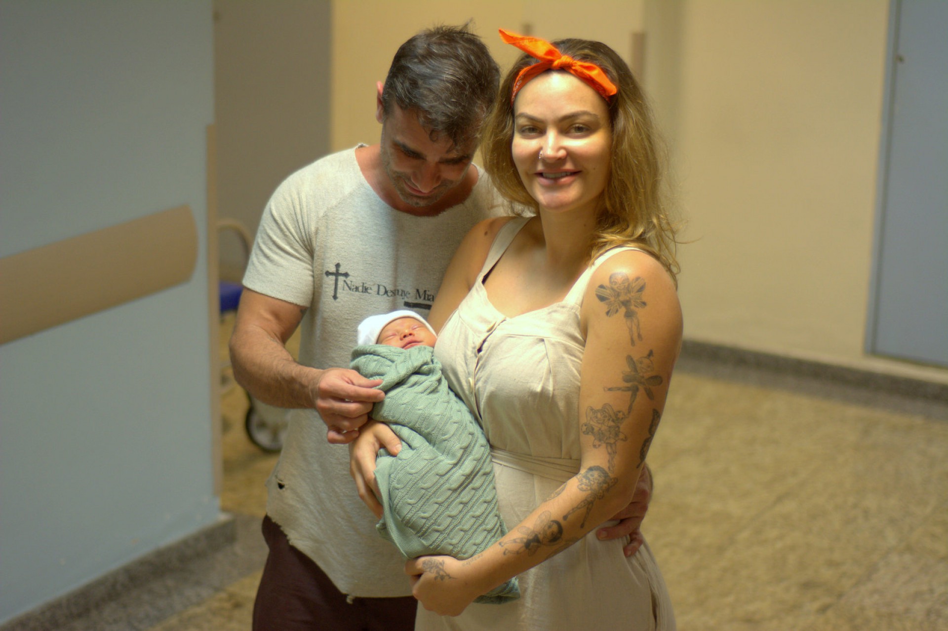 Laura Keller, Jorge Souza e o filho Jorge Emanuel - Gabriel Magalhaes / Ag. News