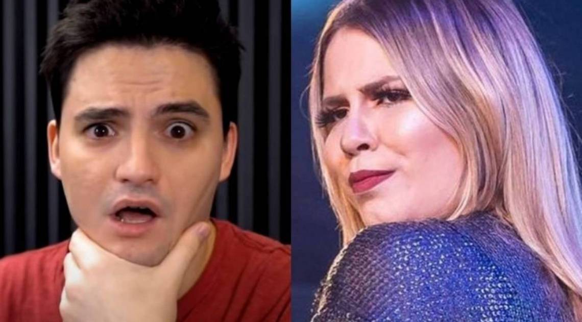 Felipe Neto e Mar&iacute;lia Mendon&ccedil;a - Reprodução